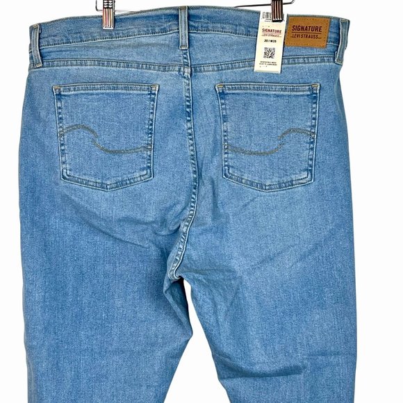 Signature Levi Strauss Heritage High-Rise Straight Jeans W35 Super Stretch NWT's - Picture 7 of 15